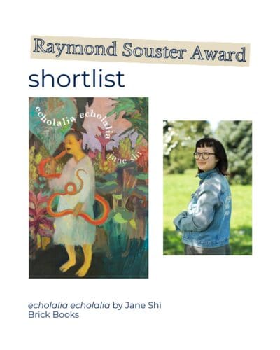Souster shortlist echolalia