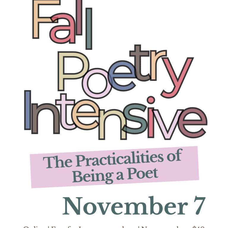 Fall Poetry Intensive